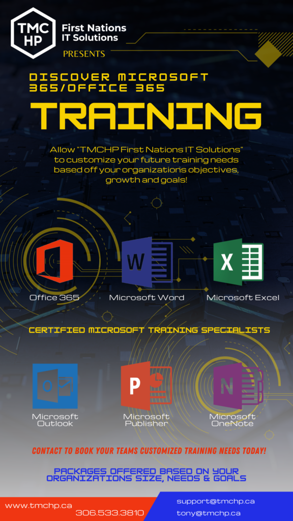 TMCHP First Nations IT Solutions Training Poster V.1